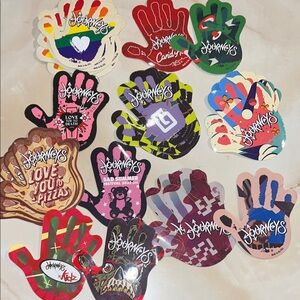 NIB over 40pc diffrent Journeys band skateboard Hand collectible Stickers